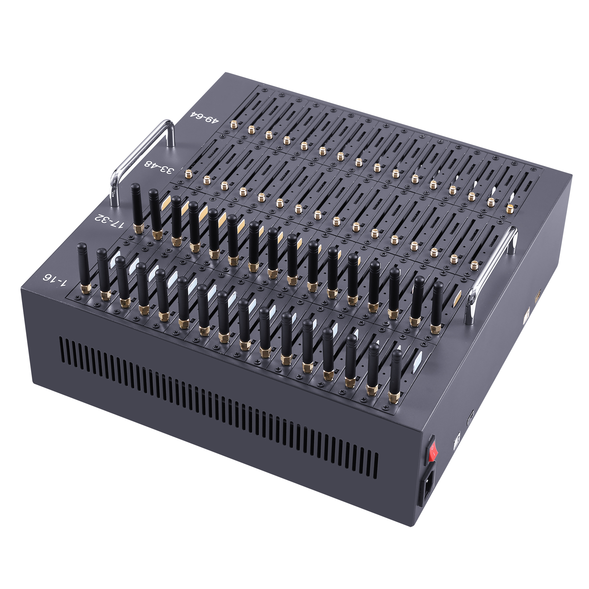 2G GSM 64 port bulk sms modem pool for USA 4G network